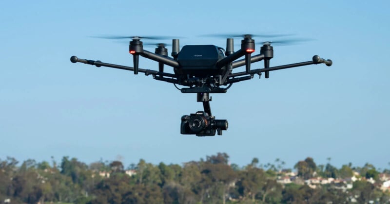 Mise à jour du micrologiciel du drone Sony Airpeak de décembre 2023